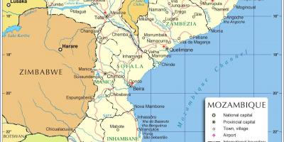 ماپوتو موزامبیک نقشه