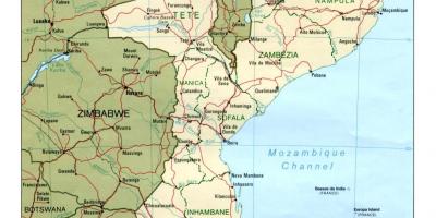 نقشه جاده موزامبیک