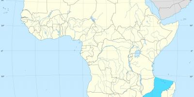 کانال موزامبیک آفریقا نقشه